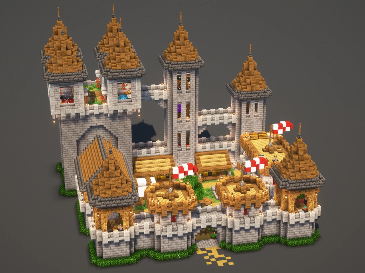 Starter Castle #2 - Minecraft Build Guide