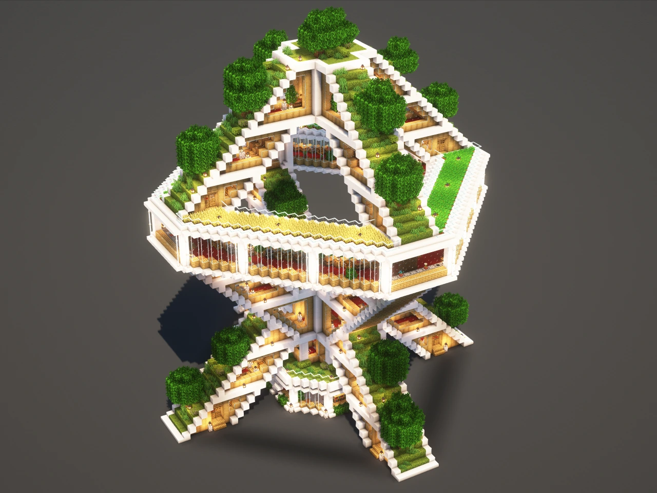 Modern Starter House #4 - Minecraft Build Guide