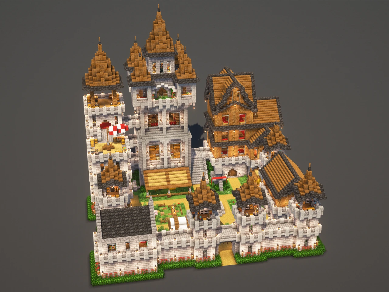 Starter Castle #3 - Minecraft Build Guide