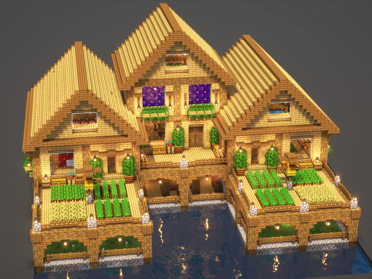 Lake House - Minecraft Build Guide