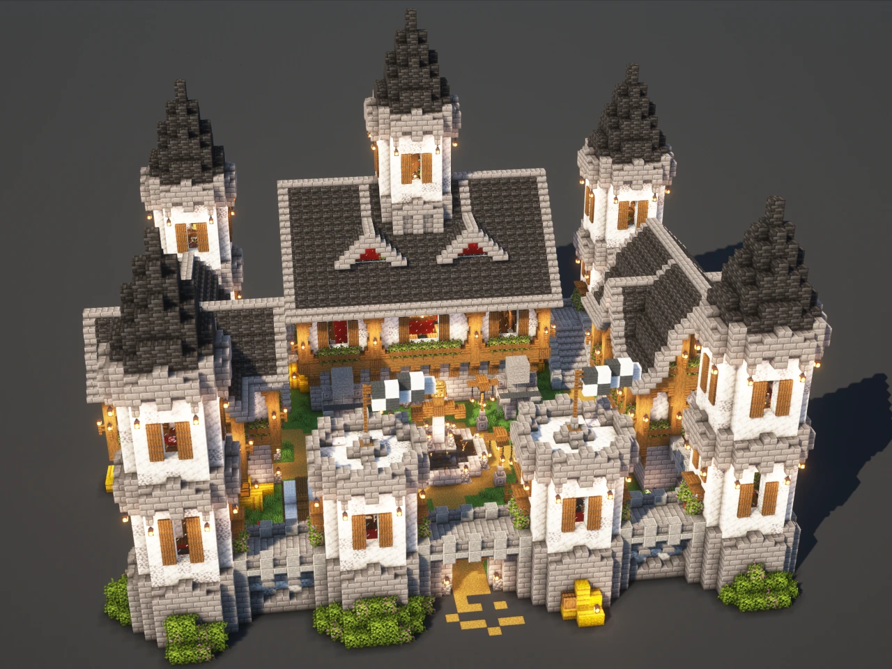 Fantasy Castle - Minecraft Build Guide