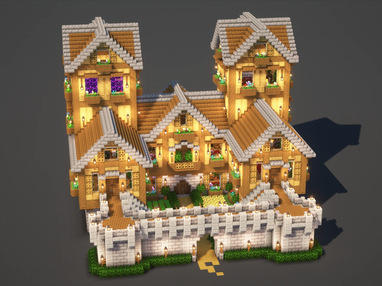 Starter Castle #4 - Minecraft Build Guide