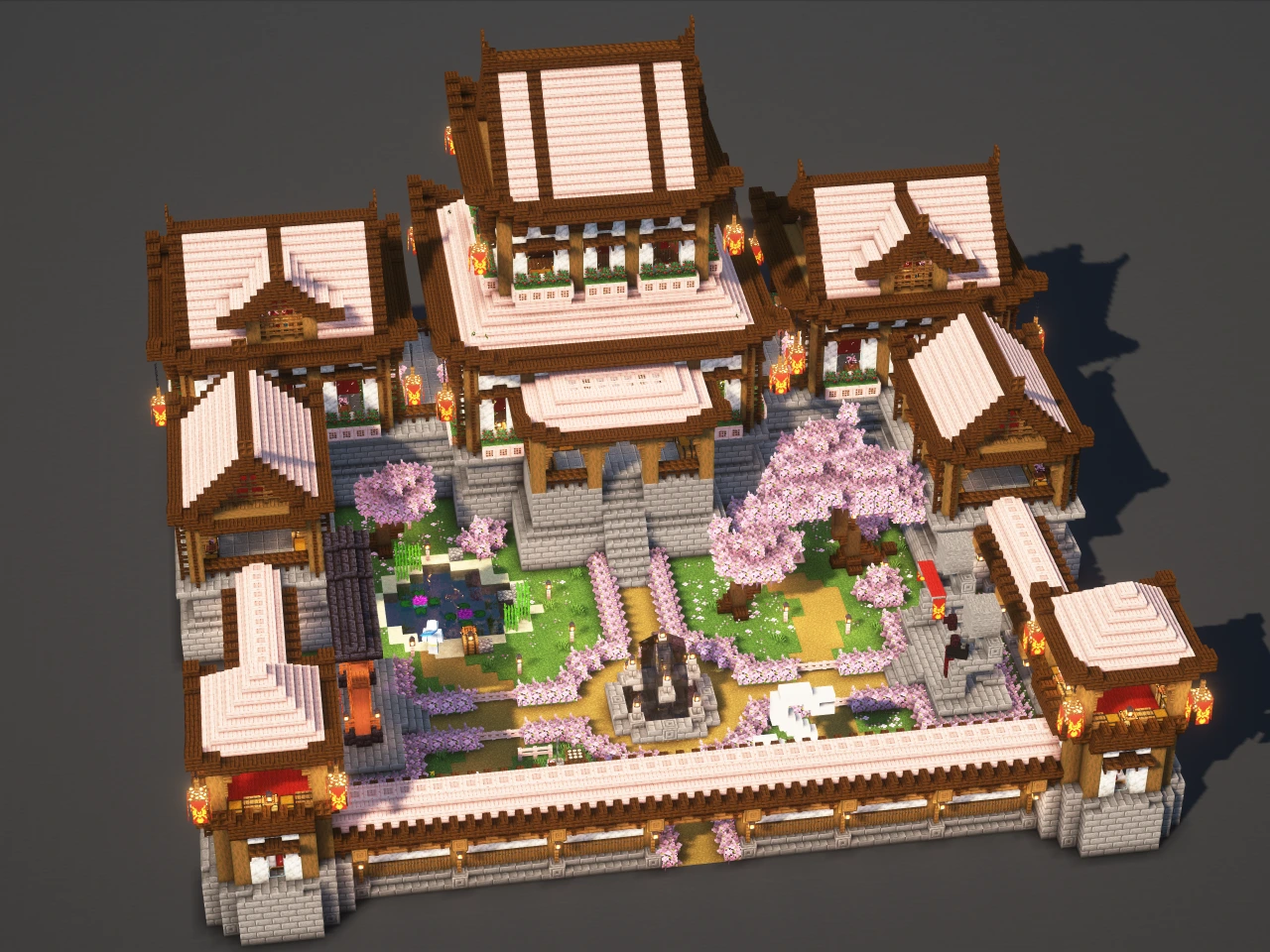 Cherry Castle #2 - Minecraft Build Guide