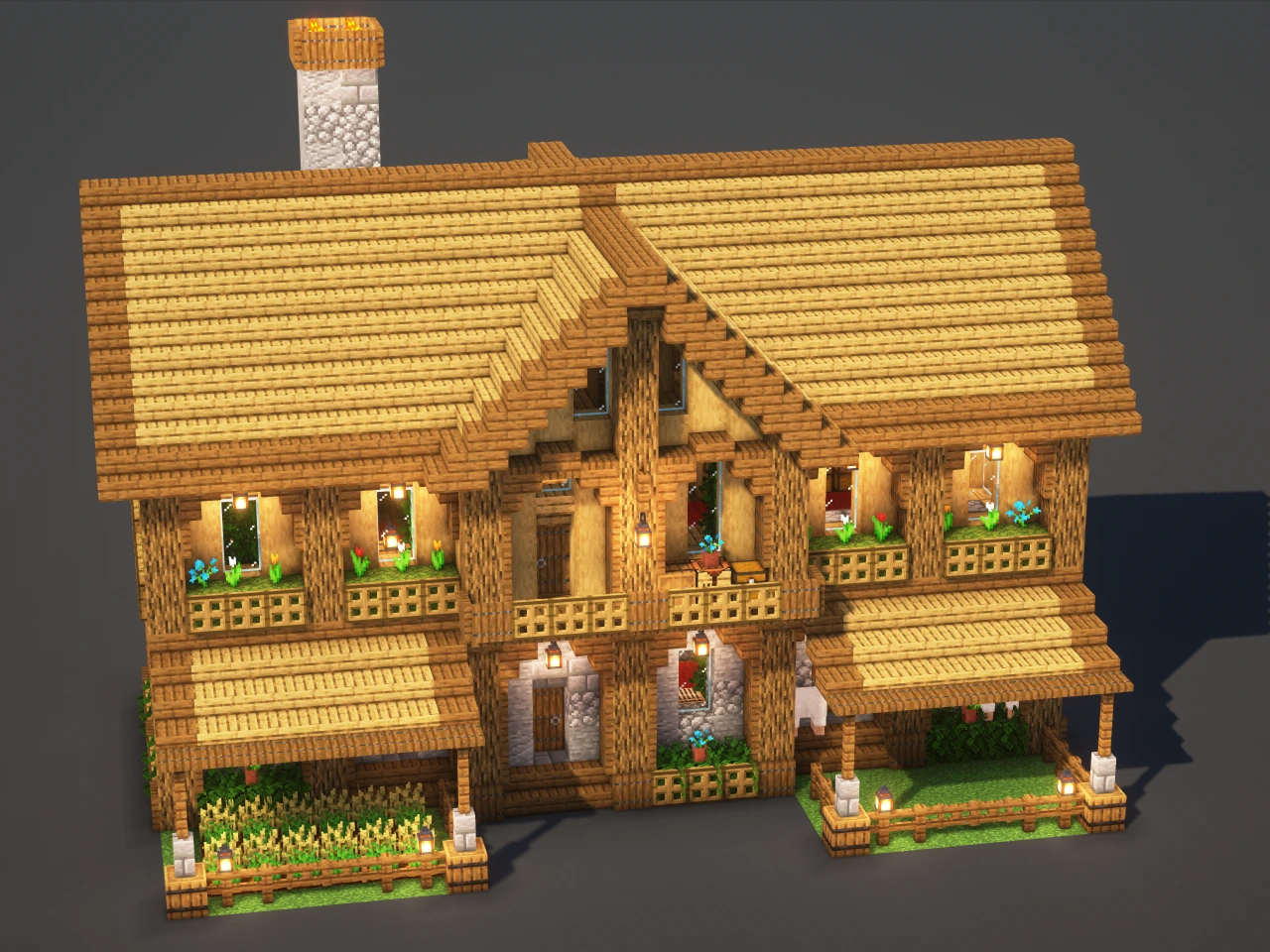 Starter House #14 - Minecraft Build Guide