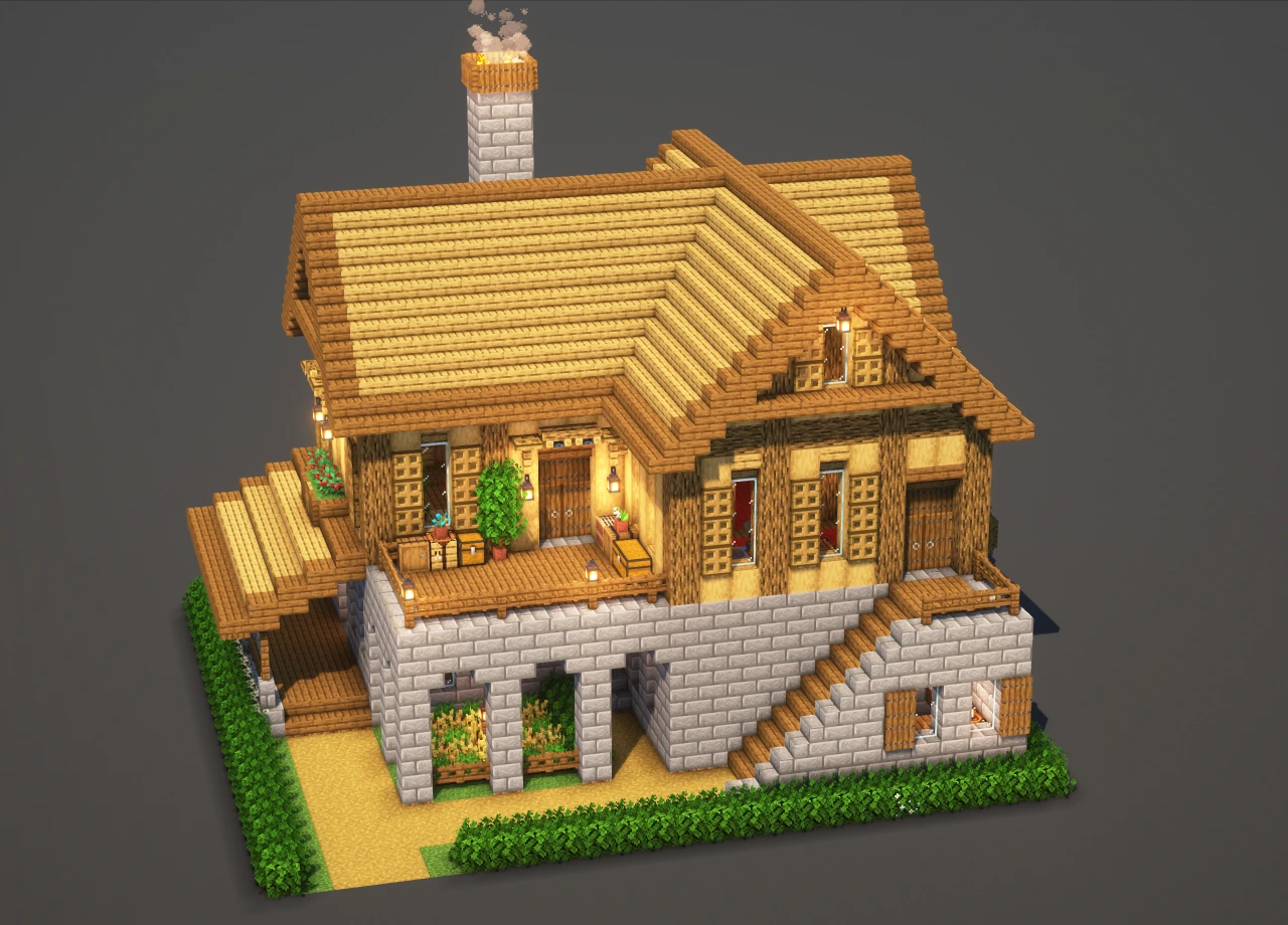 Starter House #16 - Minecraft Build Guide