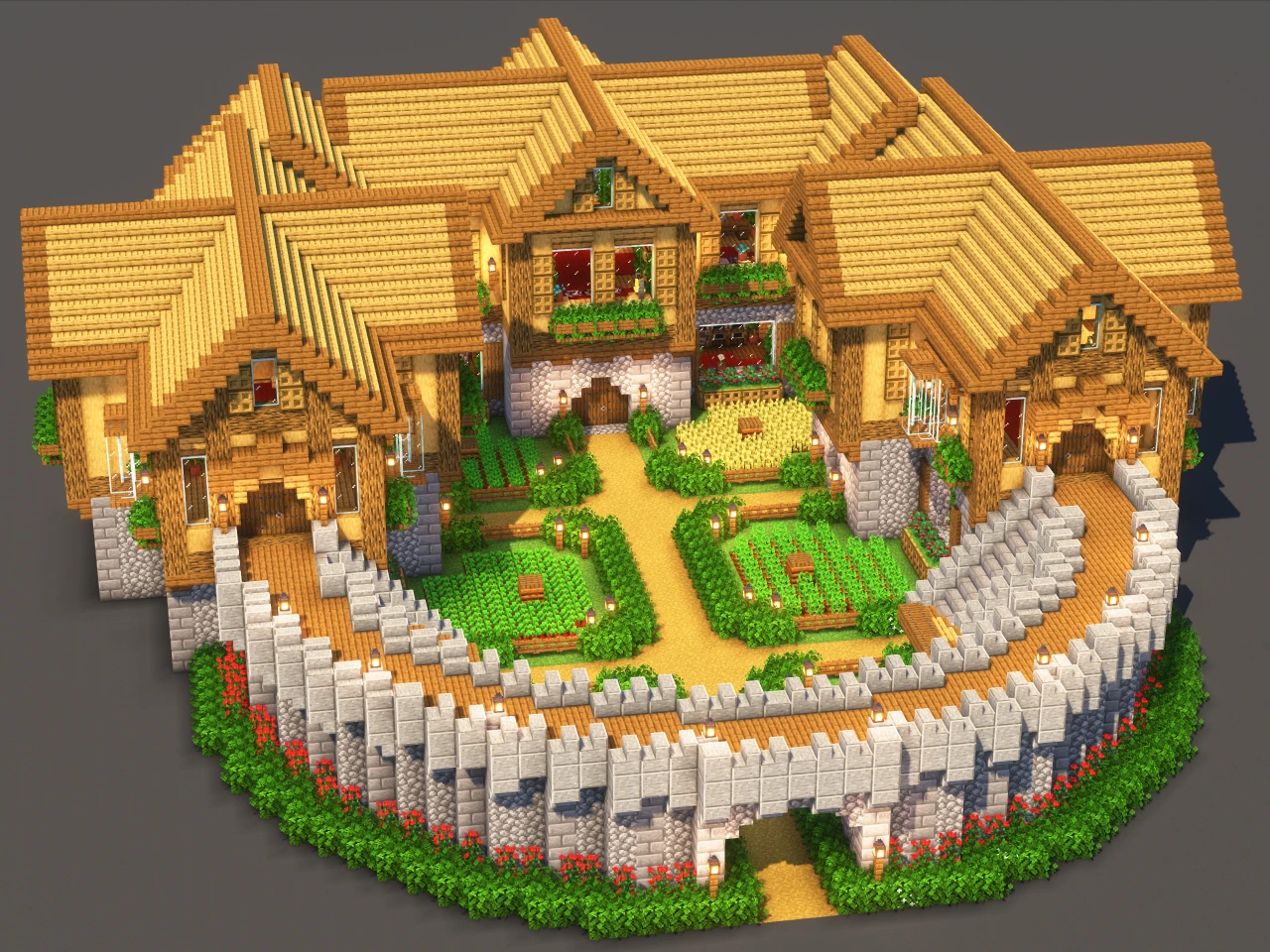 Starter House #18 Spruce - Minecraft Build Guide