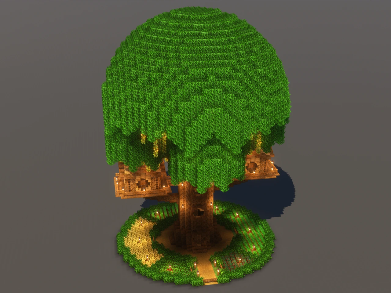 Tree House #2 - Minecraft Build Guide