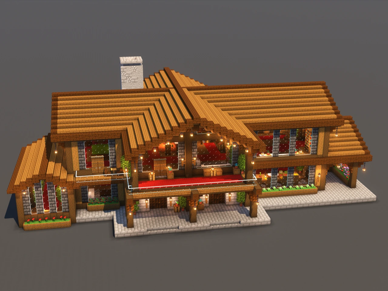 Starter Cabin #1 Spruce - Minecraft Build Guide