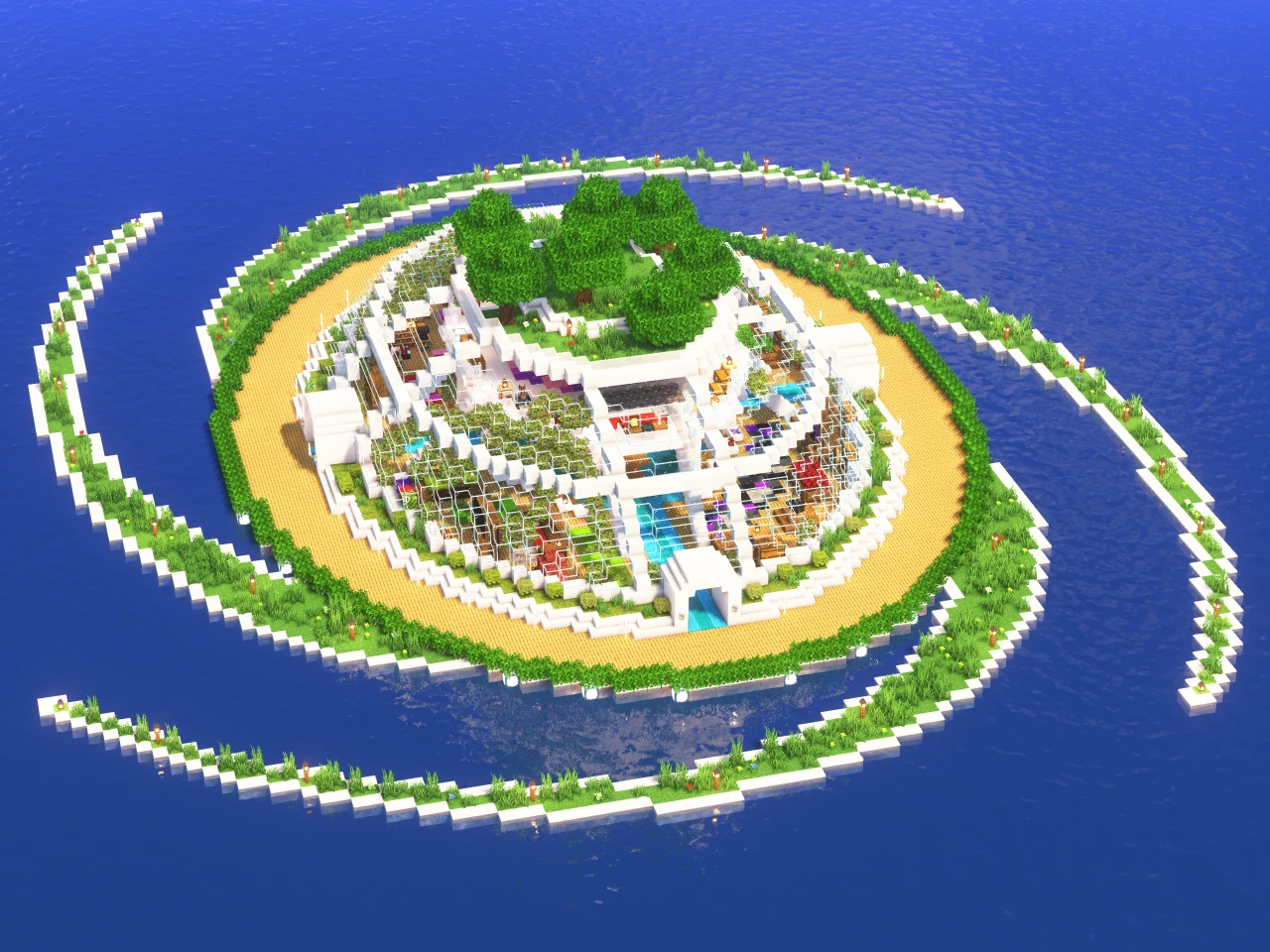 Ocean House #2 - Minecraft Build Guide