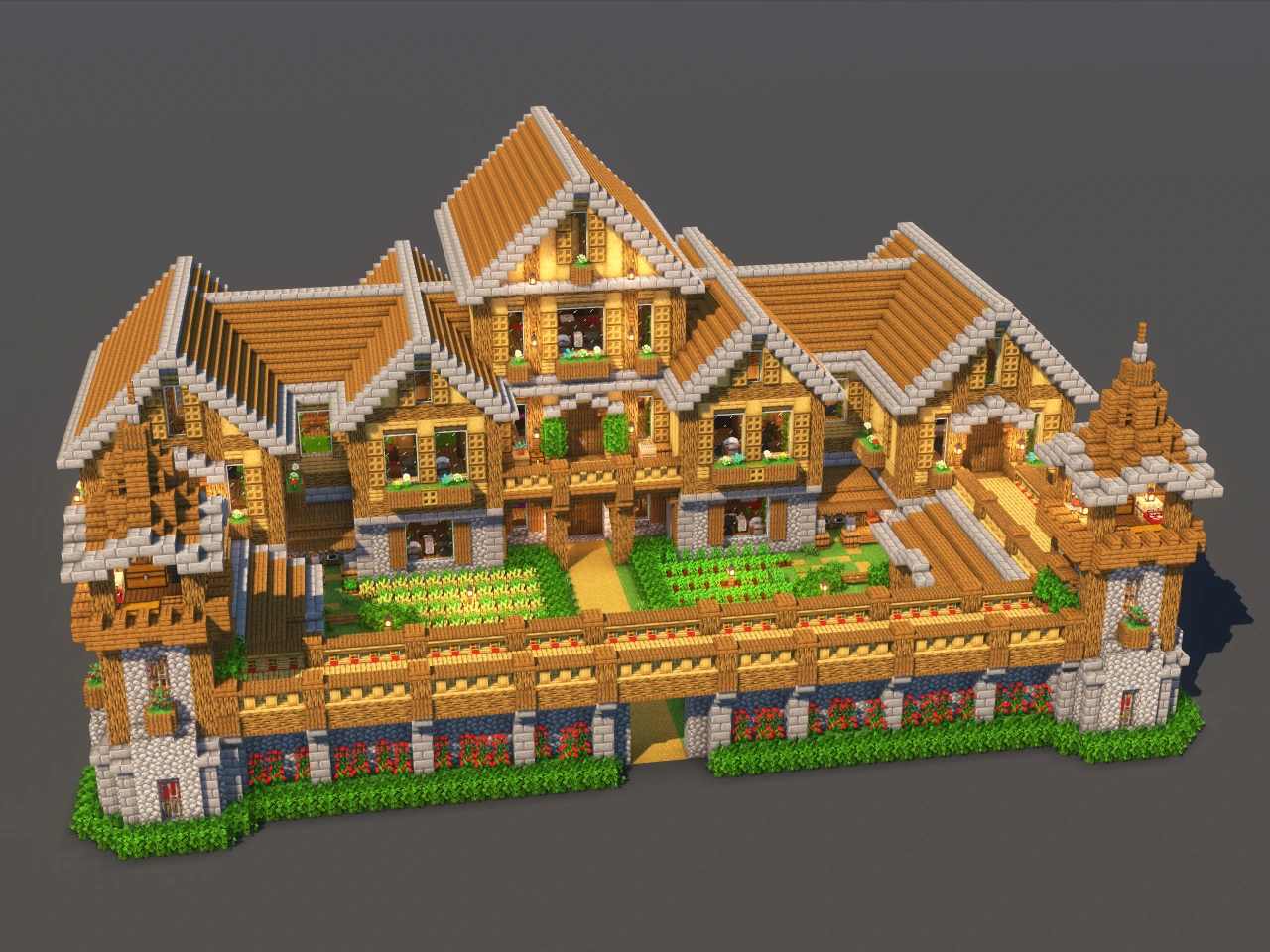 Starter House 19 - Minecraft Build Guide